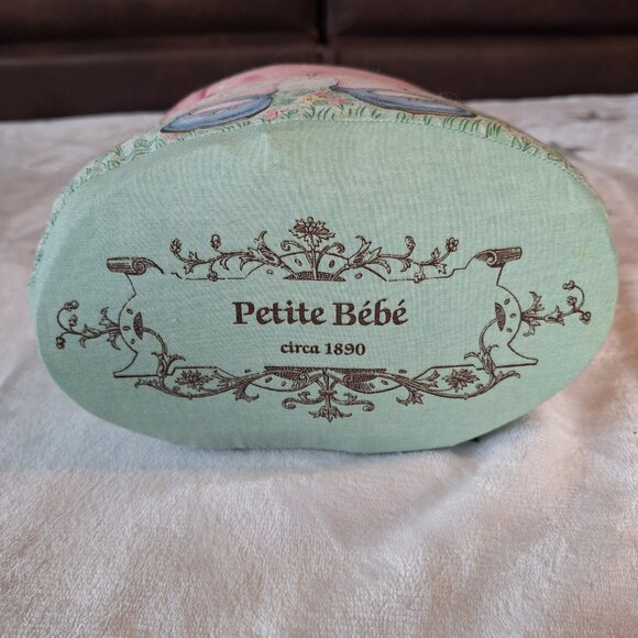 1970’s Fabric Panel Doll Heavy Pillow Cranston Petite Bebe Pink Victorian Girl - Picture 2 of 6